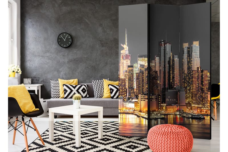 Rumsavdelare New York At Twilight 135x172 - Artgeist sp. z o. o. - Inredning - Rumsavdelare - Vikskärm