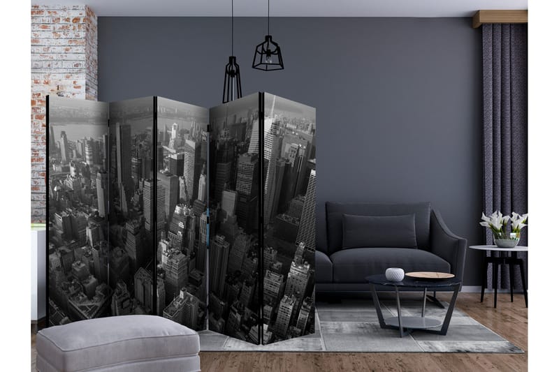 Rumsavdelare - New York: skyscrapers 225x172 - Artgeist sp. z o. o. - Inredning - Rumsavdelare - Vikskärm