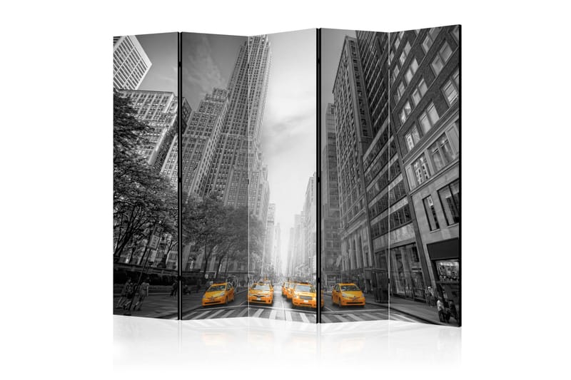 Rumsavdelare - New York - yellow taxis II 225x172 - Artgeist sp. z o. o. - Inredning - Rumsavdelare - Vikskärm
