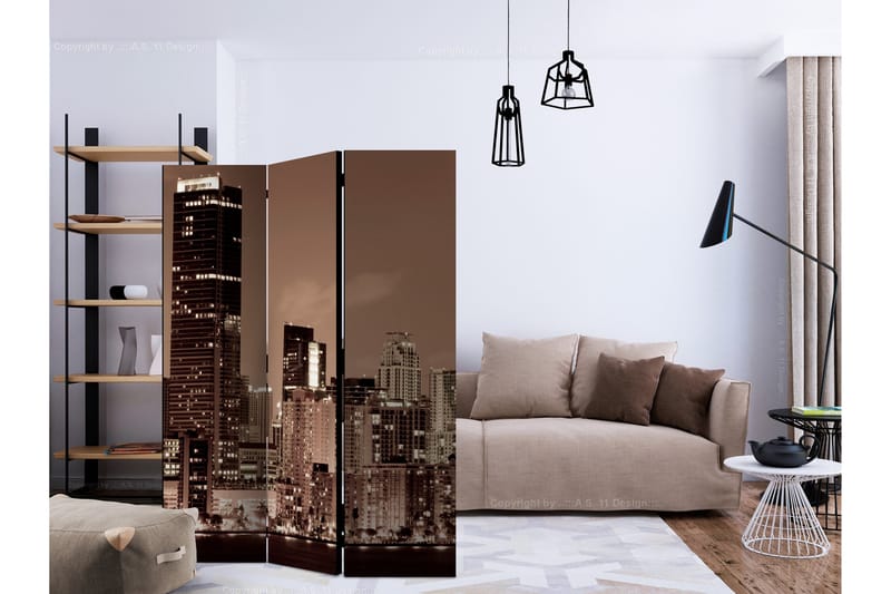 Rumsavdelare - Night life in Miami 135x172 - Artgeist sp. z o. o. - Inredning - Rumsavdelare - Vikskärm