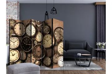 Rumsavdelare - Old Clocks II 225x172 - Artgeist sp. z o. o. - Inredning - Rumsavdelare - Vikskärm
