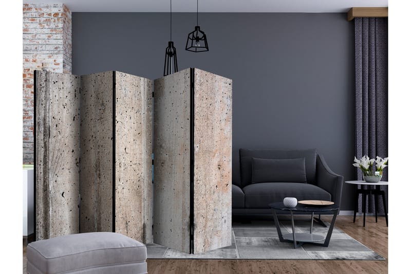 Rumsavdelare - Old Concrete II 225x172 - Artgeist sp. z o. o. - Inredning - Rumsavdelare - Vikskärm