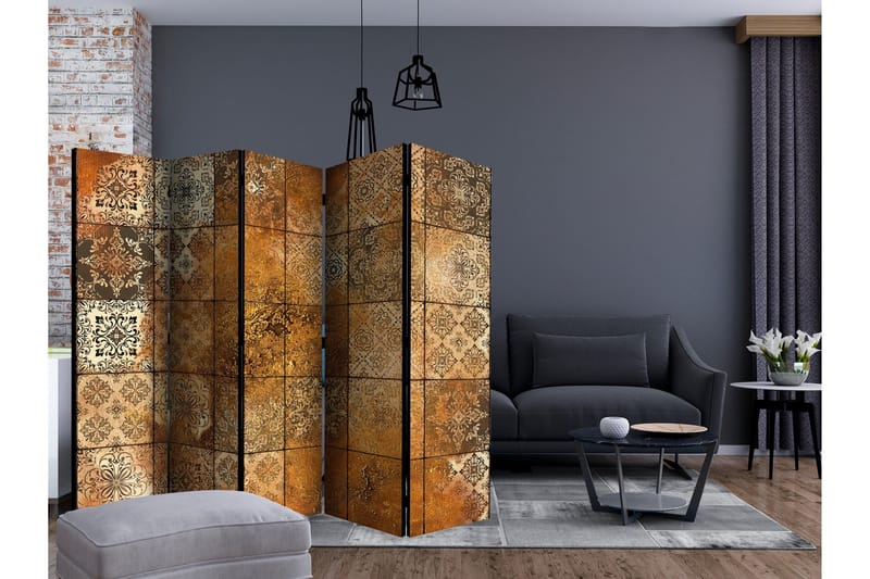 Rumsavdelare - Old Tiles II 225x172 - Artgeist sp. z o. o. - Inredning - Rumsavdelare - Vikskärm