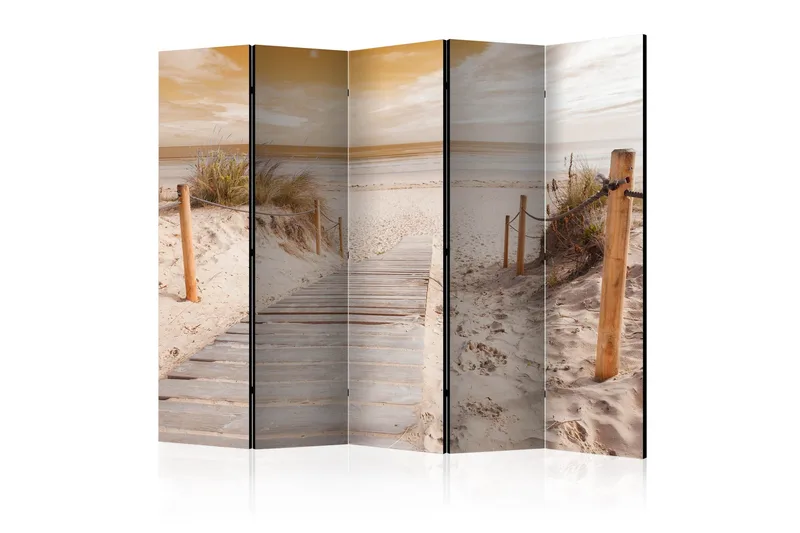 Rumsavdelare - On the beach - sepia II 225x172, Artgeist sp. z o. o.