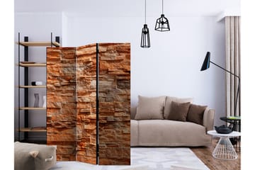 Rumsavdelare - Orange Stone 135x172 - Artgeist sp. z o. o. - Inredning - Rumsavdelare - Vikskärm