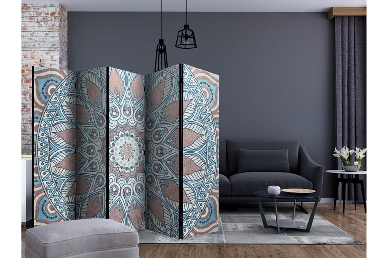 Rumsavdelare - Oriental Circle II 225x172 - Artgeist sp. z o. o. - Inredning - Rumsavdelare - Vikskärm