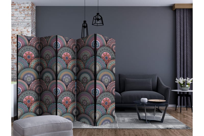 Rumsavdelare - Oriental Kaleidoscope II 225x172 - Artgeist sp. z o. o. - Inredning - Rumsavdelare - Vikskärm