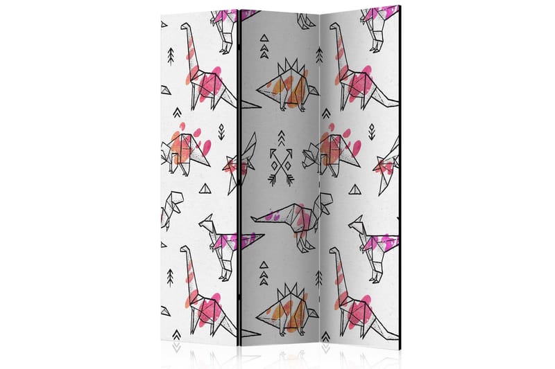 Rumsavdelare Origami Dinosaurs 135x172 cm - Artgeist sp. z o. o. - Inredning - Rumsavdelare - Vikskärm