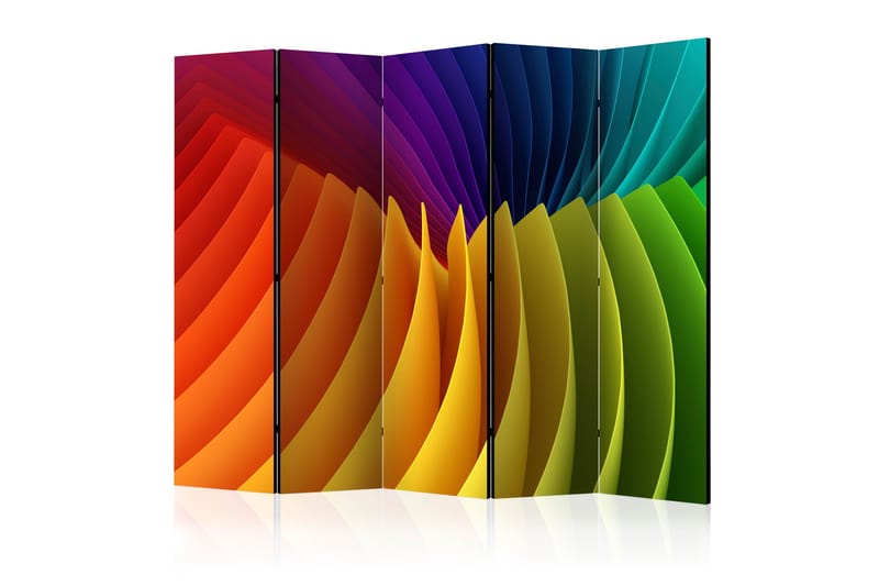 Rumsavdelare Rainbow Wave 225x172 - Artgeist sp. z o. o. - Inredning - Rumsavdelare - Vikskärm