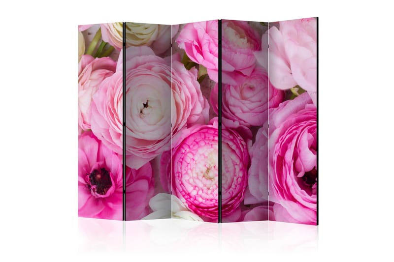 Rumsavdelare Ranunculus Flowers II 225x172 cm - Artgeist sp. z o. o. - Inredning - Rumsavdelare - Vikskärm