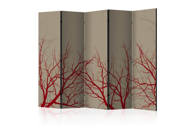 Rumsavdelare - Red-hot branches II 225x172 - Artgeist sp. z o. o. - Inredning - Rumsavdelare - Vikskärm