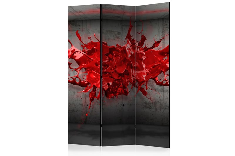 Rumsavdelare Red Ink Blot 135x172 - Artgeist sp. z o. o. - Inredning - Rumsavdelare - Vikskärm