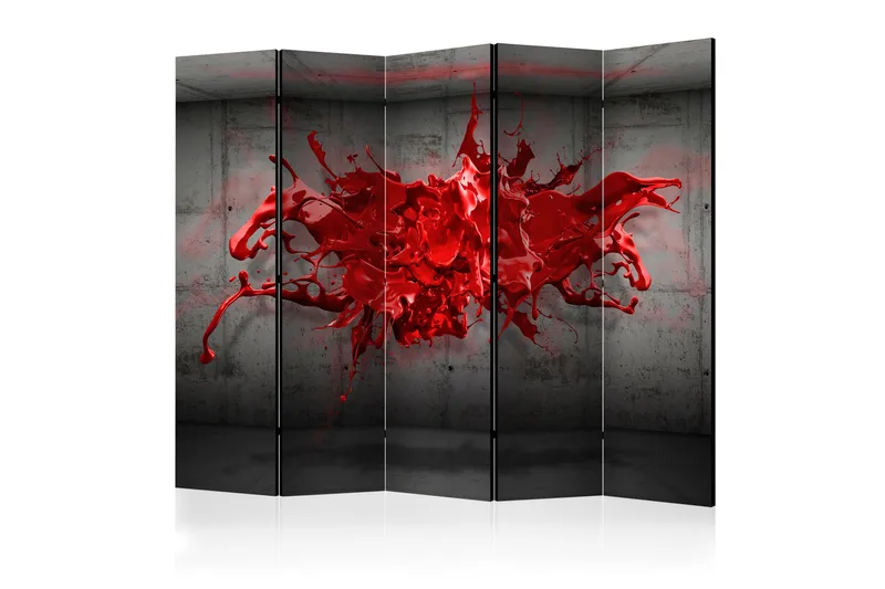 Rumsavdelare Red Ink Blot 225x172, Artgeist sp. z o. o.
