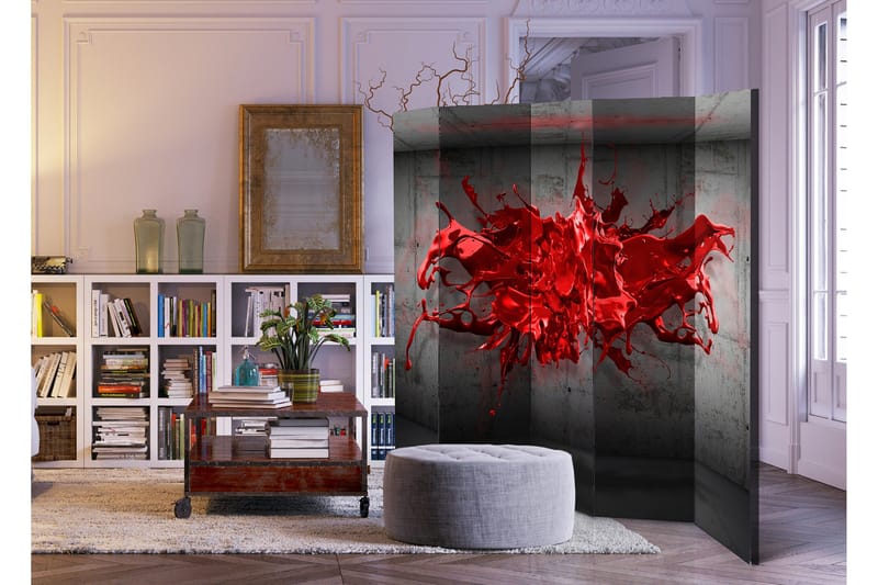 Rumsavdelare Red Ink Blot 225x172 - Artgeist sp. z o. o. - Inredning - Rumsavdelare - Vikskärm