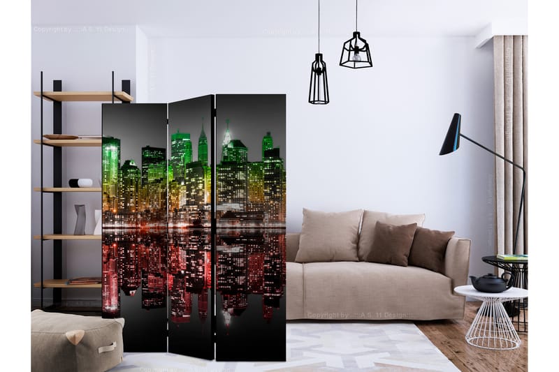 Rumsavdelare Reggae - New York 135x172 cm - Artgeist sp. z o. o. - Inredning - Rumsavdelare - Vikskärm