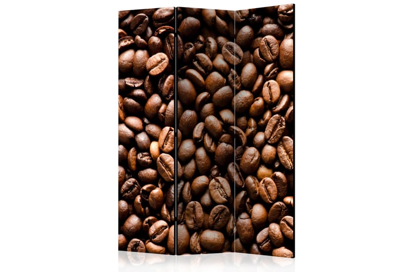 Rumsavdelare Roasted Coffee Beans 135x172 cm - Artgeist sp. z o. o. - Vikskärm - Rumsavdelare