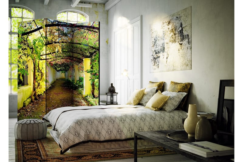 Rumsavdelare Romantic Garden 135x172 - Artgeist sp. z o. o. - Inredning - Rumsavdelare - Vikskärm