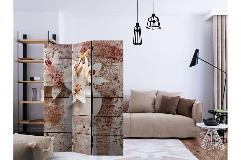 Rumsavdelare - Romantic Memories 135x172 - Artgeist sp. z o. o. - Inredning - Rumsavdelare - Vikskärm