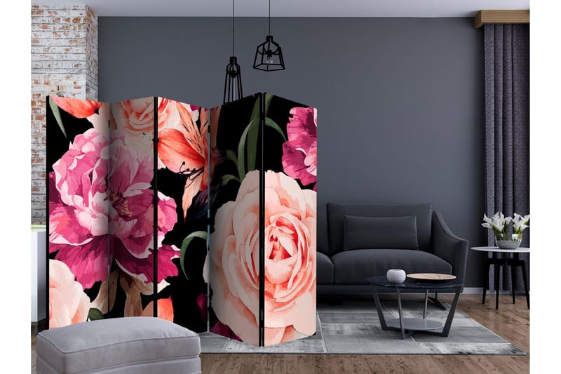 Rumsavdelare - Roses of Love II 225x172 - Artgeist sp. z o. o. - Inredning - Rumsavdelare - Vikskärm