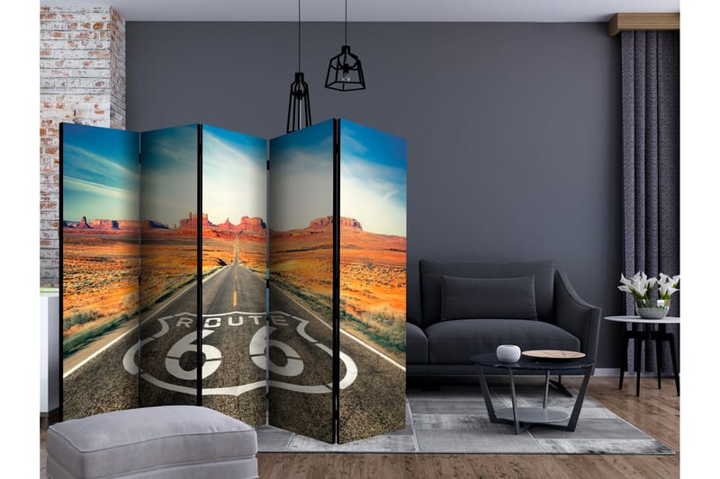 Rumsavdelare - Route 66 II 225x172 - Artgeist sp. z o. o. - Inredning - Rumsavdelare - Vikskärm
