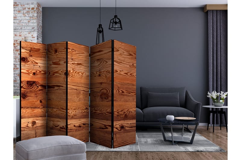 Rumsavdelare - Rustic Chic II 225x172 - Artgeist sp. z o. o. - Inredning - Rumsavdelare - Vikskärm