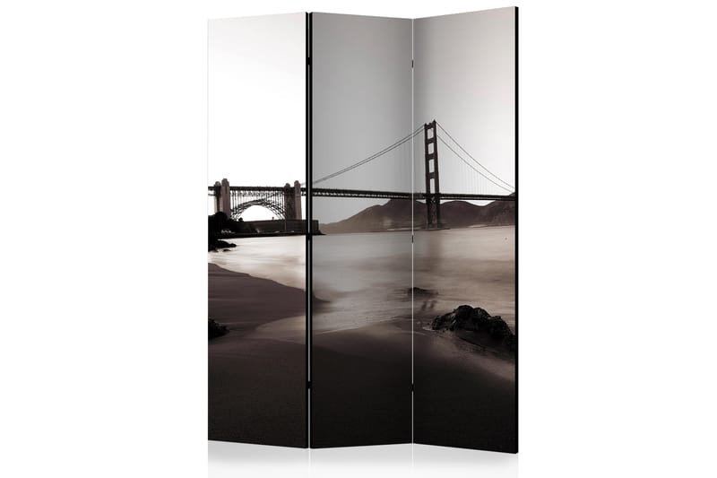 Rumsavdelare - San Francisco: Golden Gate Bridge 135x172 - Artgeist sp. z o. o. - Inredning - Rumsavdelare - Vikskärm