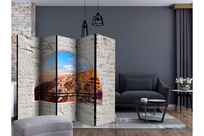 Rumsavdelare - Santorini II 225x172 - Artgeist sp. z o. o. - Inredning - Rumsavdelare - Vikskärm