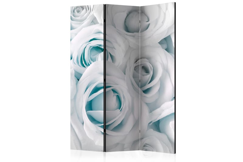 Rumsavdelare Satin Rose Turquoise 135x172 cm - Artgeist sp. z o. o. - Vikskärm - Rumsavdelare