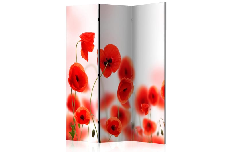 Rumsavdelare Sleepy Poppy's Land 135x172 cm - Artgeist sp. z o. o. - Inredning - Rumsavdelare - Vikskärm