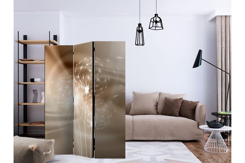 Rumsavdelare - Solar Illusion 135x172 - Artgeist sp. z o. o. - Inredning - Rumsavdelare - Vikskärm
