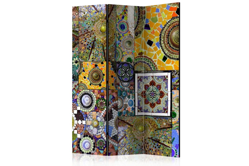 Rumsavdelare - Solar Mosaic 135x172 - Artgeist sp. z o. o. - Inredning - Rumsavdelare - Vikskärm