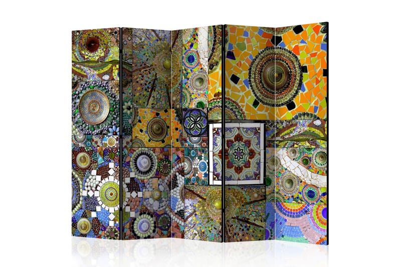 Rumsavdelare - Solar Mosaic II 225x172 - Artgeist sp. z o. o. - Inredning - Rumsavdelare - Vikskärm