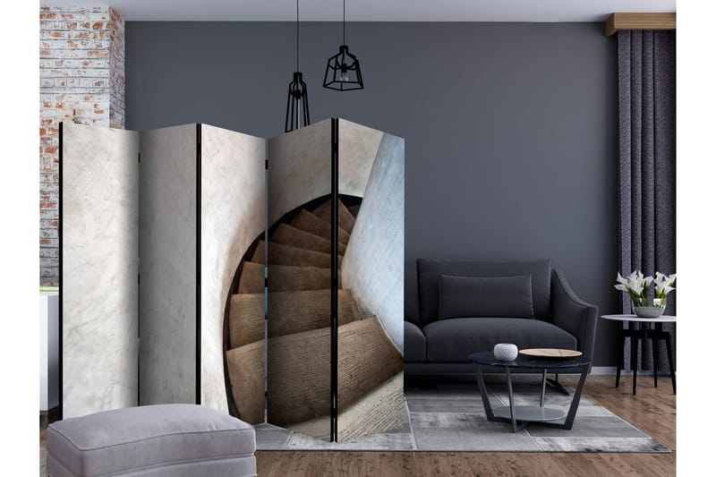 Rumsavdelare - Spiral stairs II 225x172 - Artgeist sp. z o. o. - Inredning - Rumsavdelare - Vikskärm