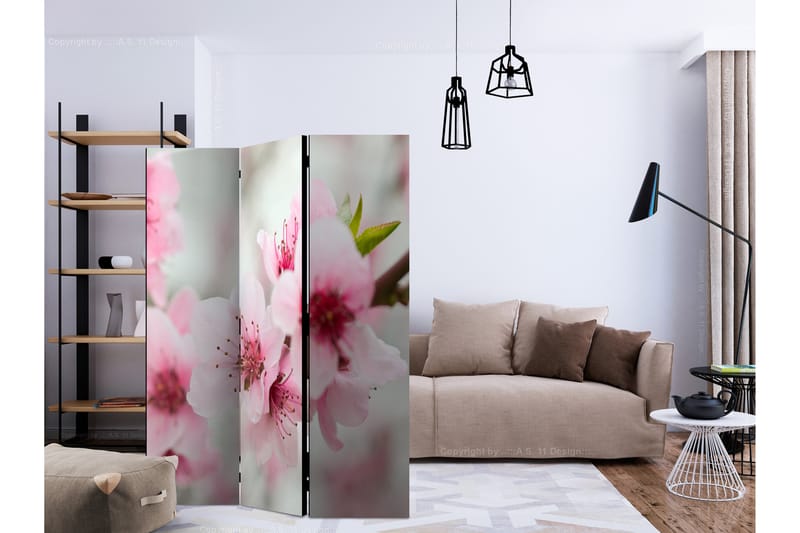 Rumsavdelare - Spring, blooming tree flowers 135x172 - Artgeist sp. z o. o. - Inredning - Rumsavdelare - Vikskärm