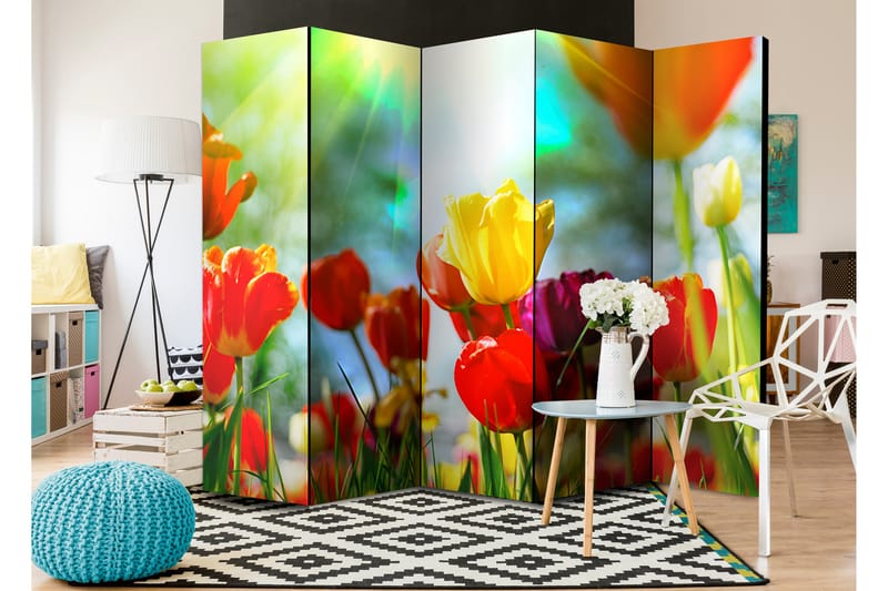Rumsavdelare Spring Tulips II 225x172 cm - Artgeist sp. z o. o. - Inredning - Rumsavdelare - Vikskärm