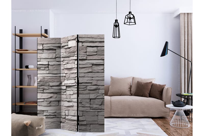 Rumsavdelare - Stony Elegance 135x172 - Artgeist sp. z o. o. - Inredning - Rumsavdelare - Vikskärm