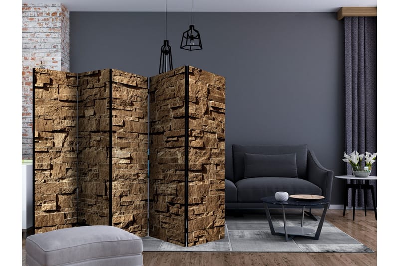 Rumsavdelare - Stony Melody II 225x172 - Artgeist sp. z o. o. - Inredning - Rumsavdelare - Vikskärm