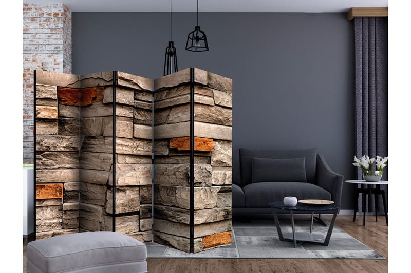 Rumsavdelare - Stony Song II 225x172 - Artgeist sp. z o. o. - Inredning - Rumsavdelare - Vikskärm