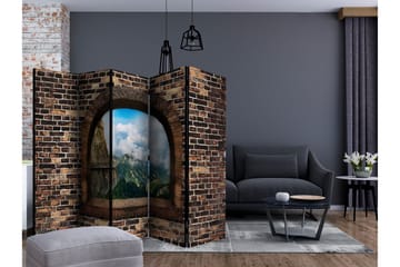 Rumsavdelare - Stony Window: Mountains II 225x172 - Artgeist sp. z o. o. - Inredning - Rumsavdelare - Vikskärm