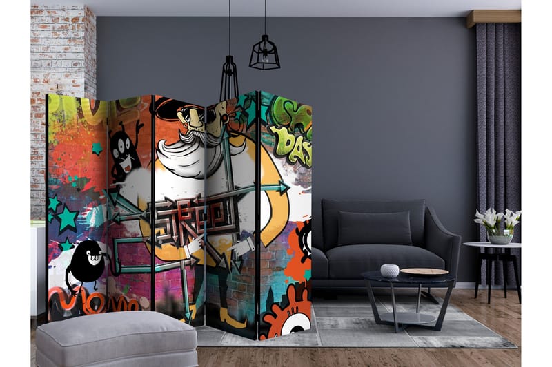 Rumsavdelare - Street movie II 225x172 - Artgeist sp. z o. o. - Inredning - Rumsavdelare - Vikskärm