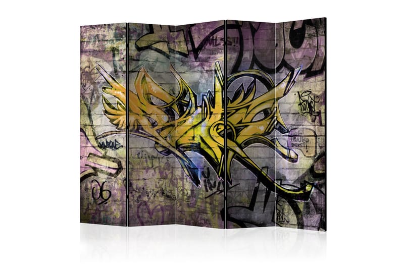 Rumsavdelare - Stunning graffiti II 225x172 - Artgeist sp. z o. o. - Inredning - Rumsavdelare - Vikskärm