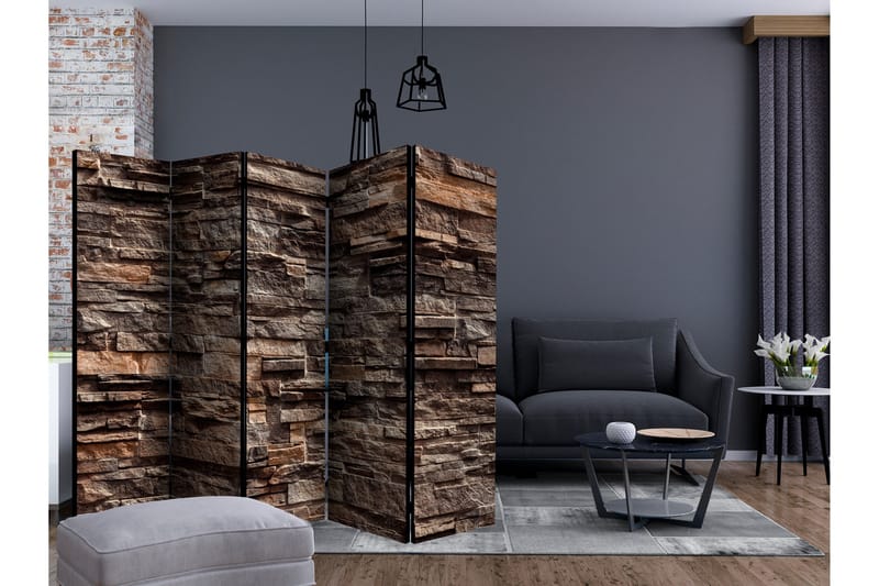 Rumsavdelare - Stylish Bronze II 225x172 - Artgeist sp. z o. o. - Inredning - Rumsavdelare - Vikskärm