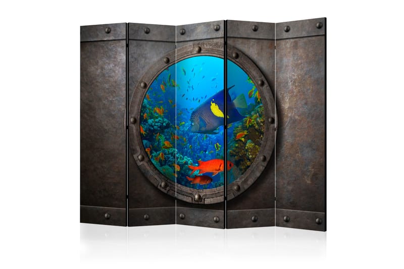 Rumsavdelare - Submarine Window II 225x172 - Artgeist sp. z o. o. - Inredning - Rumsavdelare - Vikskärm