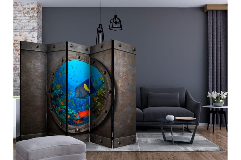 Rumsavdelare - Submarine Window II 225x172 - Artgeist sp. z o. o. - Inredning - Rumsavdelare - Vikskärm