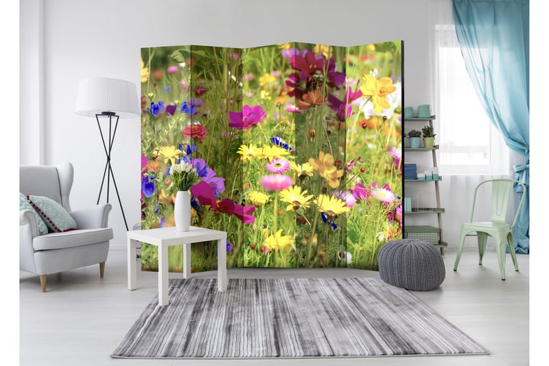 Rumsavdelare Summer Flowers II 225x172 cm - Artgeist sp. z o. o. - Inredning - Rumsavdelare - Vikskärm