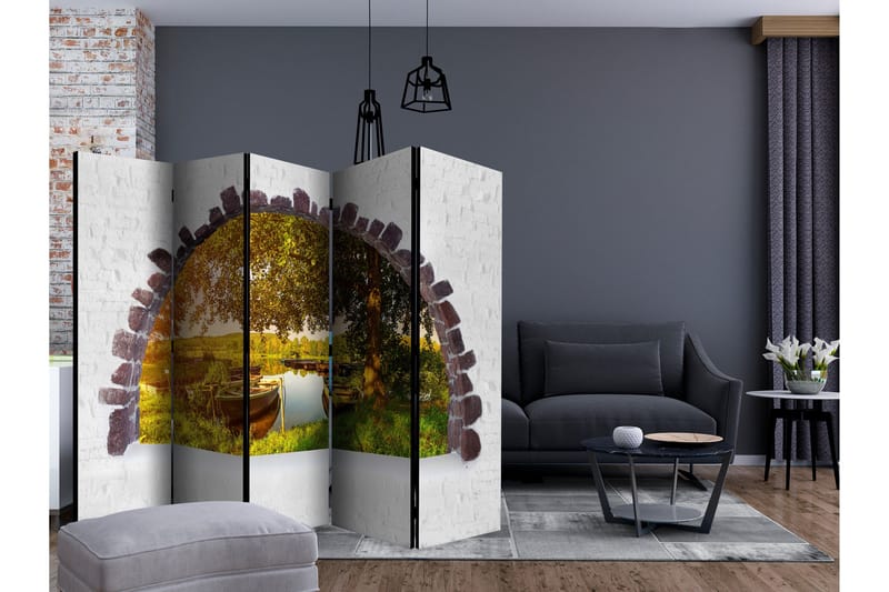 Rumsavdelare - Summer Lake II 225x172 - Artgeist sp. z o. o. - Inredning - Rumsavdelare - Vikskärm