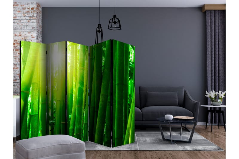 Rumsavdelare Sun and Bamboo II 225x172 cm - Artgeist sp. z o. o. - Inredning - Rumsavdelare - Vikskärm