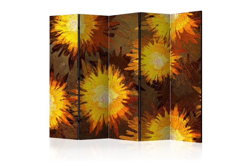Rumsavdelare Sunflower Dance II 225x172 cm - Artgeist sp. z o. o. - Inredning - Rumsavdelare - Vikskärm