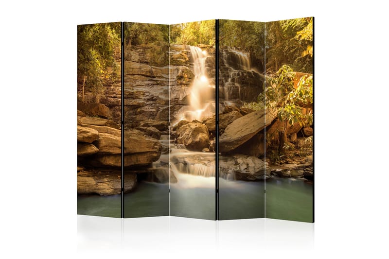 Rumsavdelare - Sunny Waterfall II 225x172 - Artgeist sp. z o. o. - Inredning - Rumsavdelare - Vikskärm