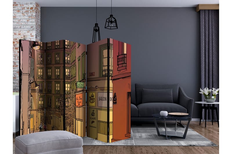Rumsavdelare - Supper in Paris II 225x172 - Artgeist sp. z o. o. - Inredning - Rumsavdelare - Vikskärm